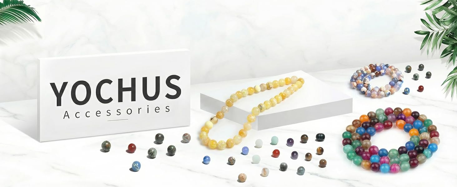 Agate stone beads