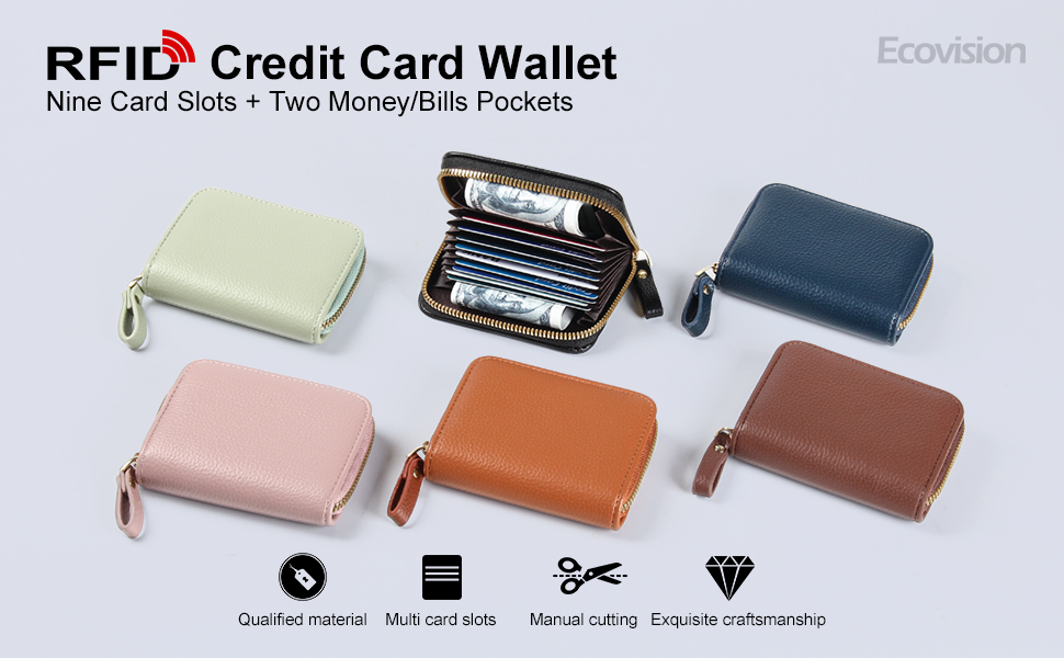 RFID Blocking Credit Card Case Wallet