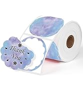 Phomemo Circle Labels- 2" Thermal Round Gradient Color Label for Barcode Label, DIY Logo Design, ...