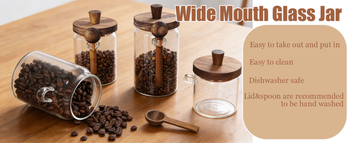 Tall Glass Jar With Lid