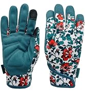 MSUPSAV Garden Gloves for Gardening,Synthetic Leather Gardening Gloves,Work Gloves with Touch Scr...