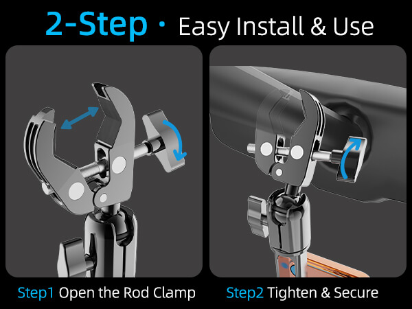 2-Step Easy Install & Use