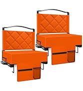Kaganoon Stadium Seats with Back Support and Cushion Thick Padded Bleacher Chairs with Shoulder S...