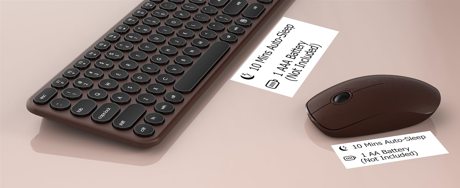 Wireless Keyboard and Mouse Combo