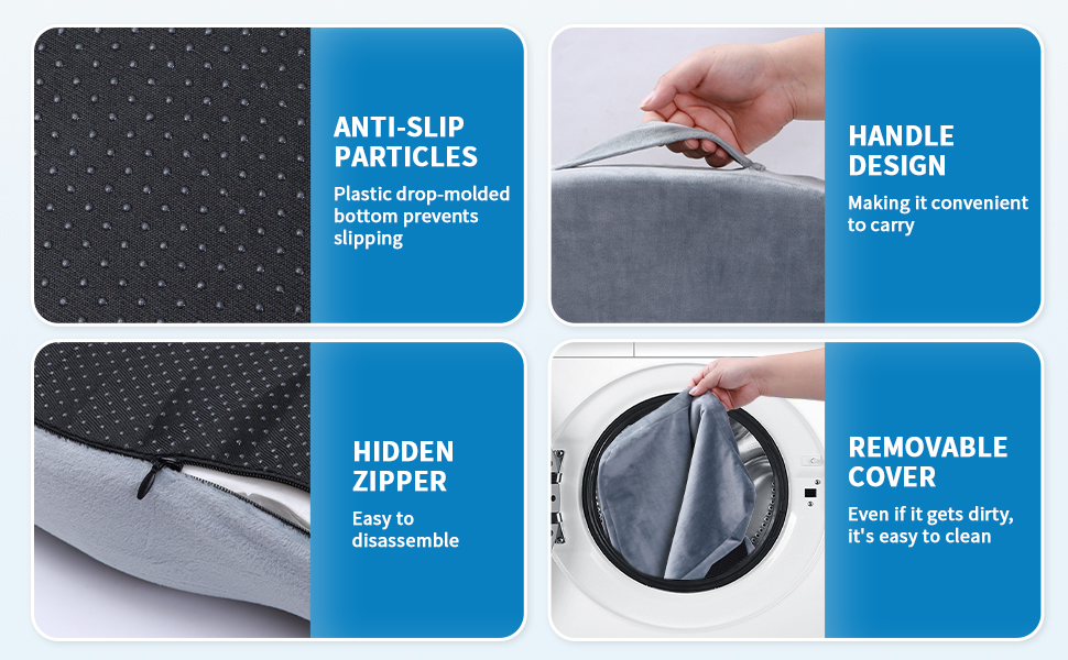 Easy to carry car seat cushions for short people