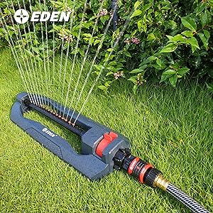 Quick Connect shown connecting to oscillating sprinkler