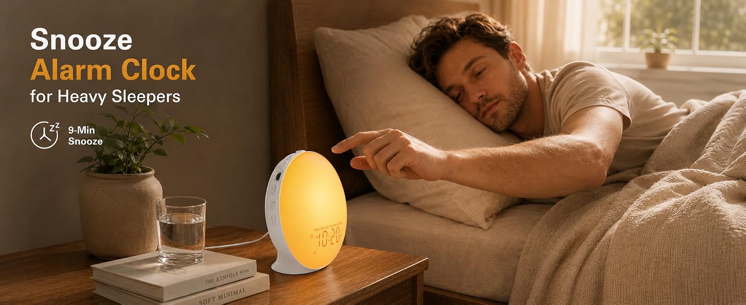 Sunrise Alarm Clock for Heavy Sleepers