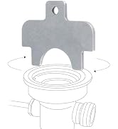 Phivan Waste Drain Tool for 3-Tier Commercial Kitchen Sinks Stainless Steel Drain Removal Tool Co...