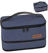 HOMESPON Expandable Lunch Bag for Men Women Insulated Lunch Box Holder with Handle for Picnics Wo...