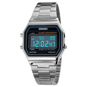 Men's Digital Watch Stainless Steel