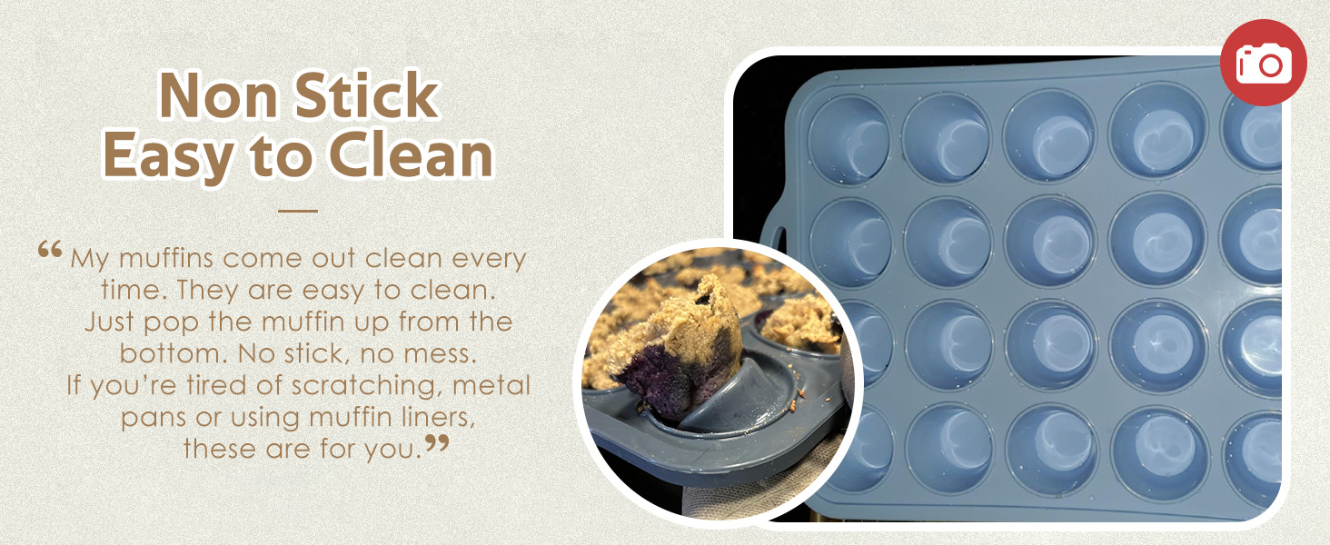 Non Stick, Easy to Clean