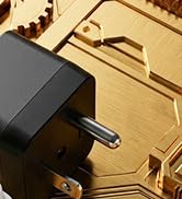 Unidapt US Travel Plug Adapter, EU,AU,UK,NZ,CN to USA (Type B), Grounded 3 Prong USA Wall Plug, E...