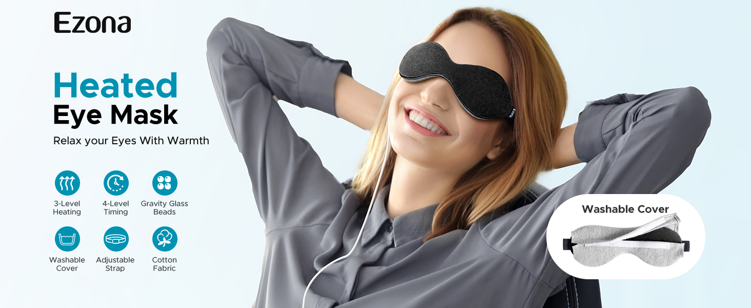 heated eye mask