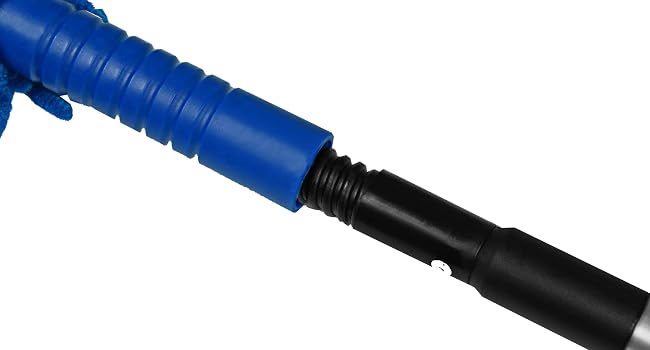 CleanAide Handheld Microfiber Flex Duster with Adjustable Telescopic Reach Pole