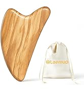 Olaemuo Gua Sha Tool for Face - Natural Facial Massager for Lymphatic Drainage, Jawline Sculpting...