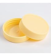 Yodecy 9 Pack Yellow Wide Mouth Mason Jar Lids, One-Piece Plastic Mason Jar Lids Fit Ball, Kerr a...