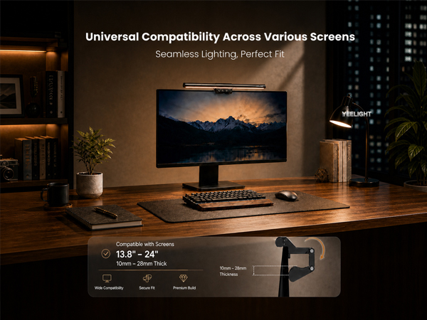 Desk screem lamp