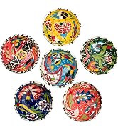BCS Ceramic Pinch Bowls Set of 6, Small Bowls for Dipping - Cooking Prep & Charcuterie Board Bowl...