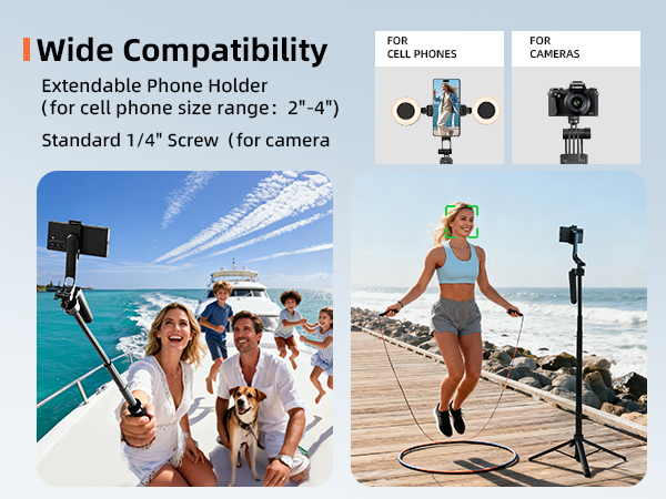 iphone tripod with light