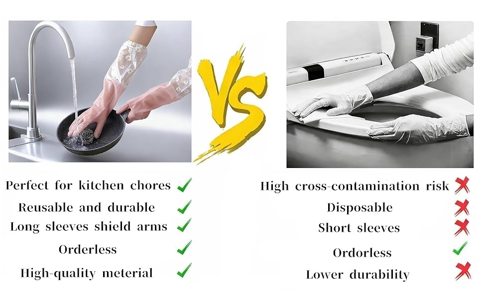 Dishwashing Cleaning Gloves