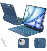 RAYMCRAFT for iPad Air 13 / Pro 12.9 Case Keyboard, Magnetic Floating Stand | Magic-Keyboard 11-C...