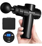 AERLANG Mini Massage Gun,Muscle Deep Tissue Massager Gun, Handheld Percussion Back Massager, Port...