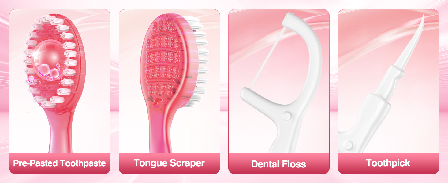 disposable toothbrushes with toothpaste