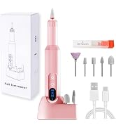 Pinkiou Cordless Electric Nail Drill-20000RPM Professional Efile Nail Machine with Wireless Charg...
