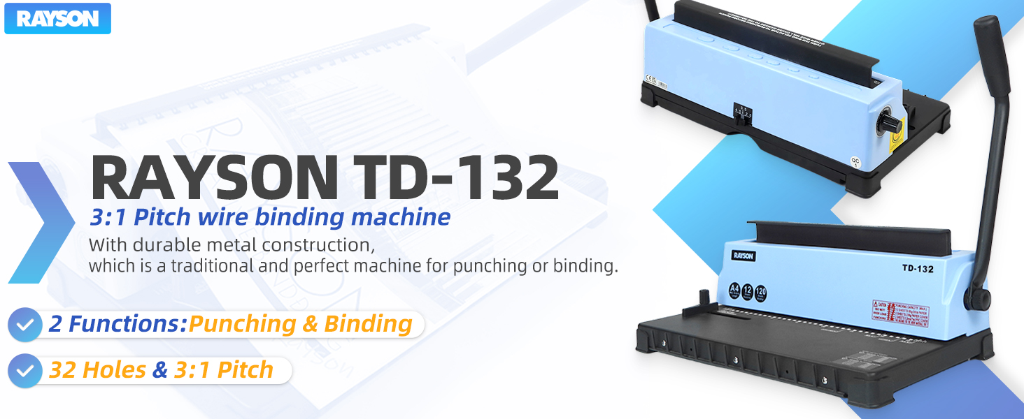 rayson td-132 wire binding machine