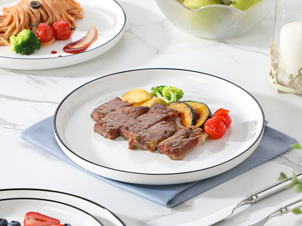 kitchen plates and bowls set