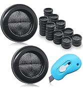 mankk 50 Pcs 7/8" Rubber Grommets for Wiring,Double Sided Rubber Round Rubber Hole Plug Firewall ...