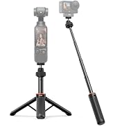 VRIG 40cm/15.7" Action Camera Selfie Stick Tripod with 1/4 Screw Mount | 360° Ball-Head, Portable...