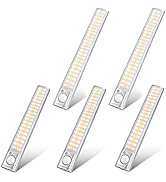 goodland LED Closet Lights Motion Sensor Under Cabinet Lights Indoor Wireless Lighting 3600mAh/18...