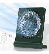 JOSTRY Mini Desk Fan with Strong Airflow,Portable Personal Fan Rechargeable,3 Speed Adjustable De...