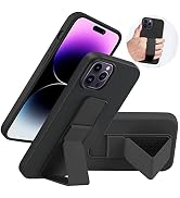 LAUDTEC Silicone iPhone 14 pro max(6.7") case with Stand/Kickstand,Vertical and Horizontal Stand ...