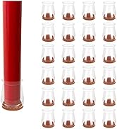 24Pcs Premium Chair Leg Protectors for Hardwood Floors, Chair Leg Covers Caps Pads, Felt Rubber F...