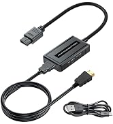 N64 to HDMI Adapter,Converter Adapter Supports 4:3/16:9 Aspect Ratio Switching Output,Compatible ...