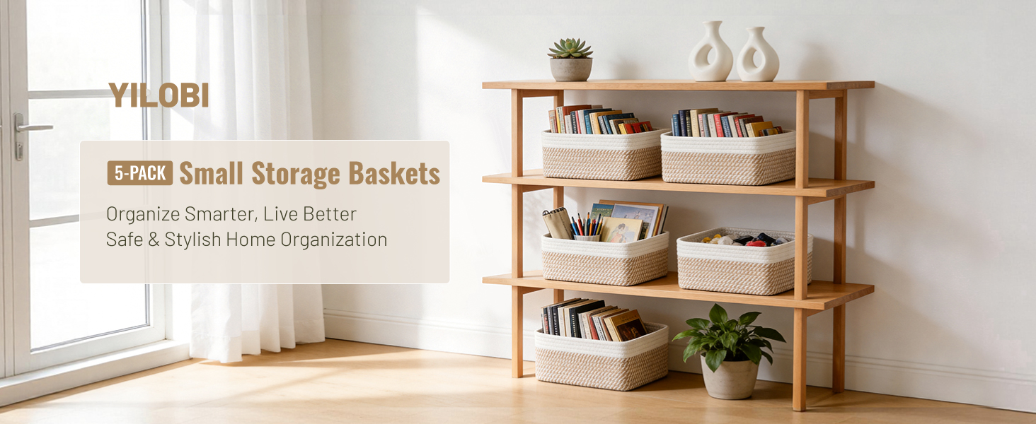 small baskets for organizing
