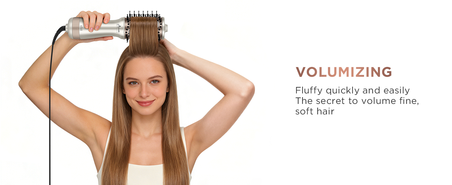 dual voltage hair dryer brush