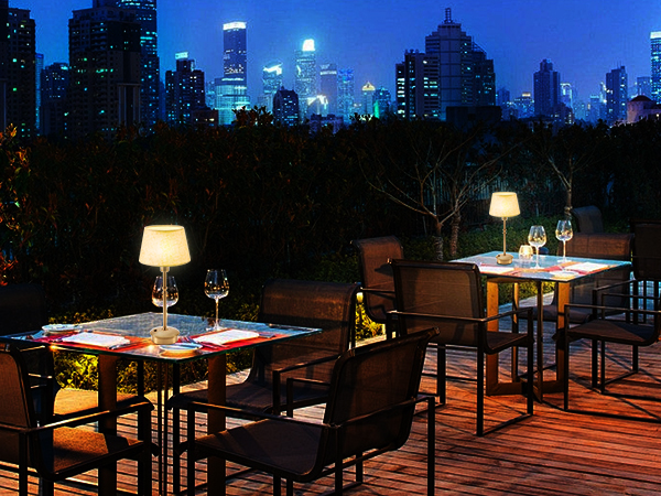 outdoor patio table lamp