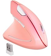 MICOGIMI Left Handed Mouse,Left Handed Ergonomic Mouse, 2.4G USB Wireless Left Handed Vertical Mo...