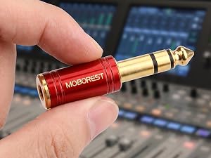 3.5mm to 1/4'' Stereo Audio Adapter, 3.5mm to 1/4'' (6.35mm) Headphone Adapter