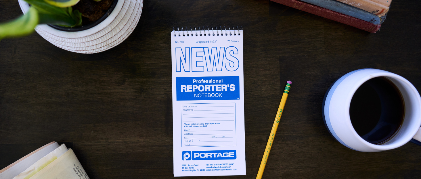portage notebooks reporter notebooks