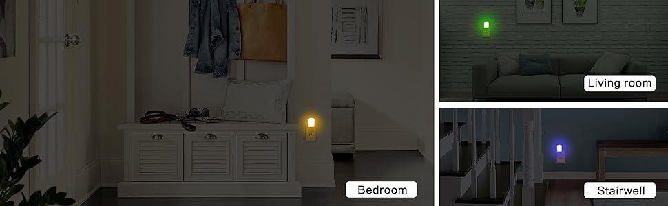 led night light plug in nightlight dim night light baby night