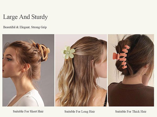 trendy claw clips flower clips small unique hair clips for women hair clips for women