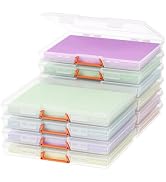 Lifewit 10 Pcs Board Game Storage Boxes, 11.9x8.7'' Paper Container with Secure Latch, Plastic Po...