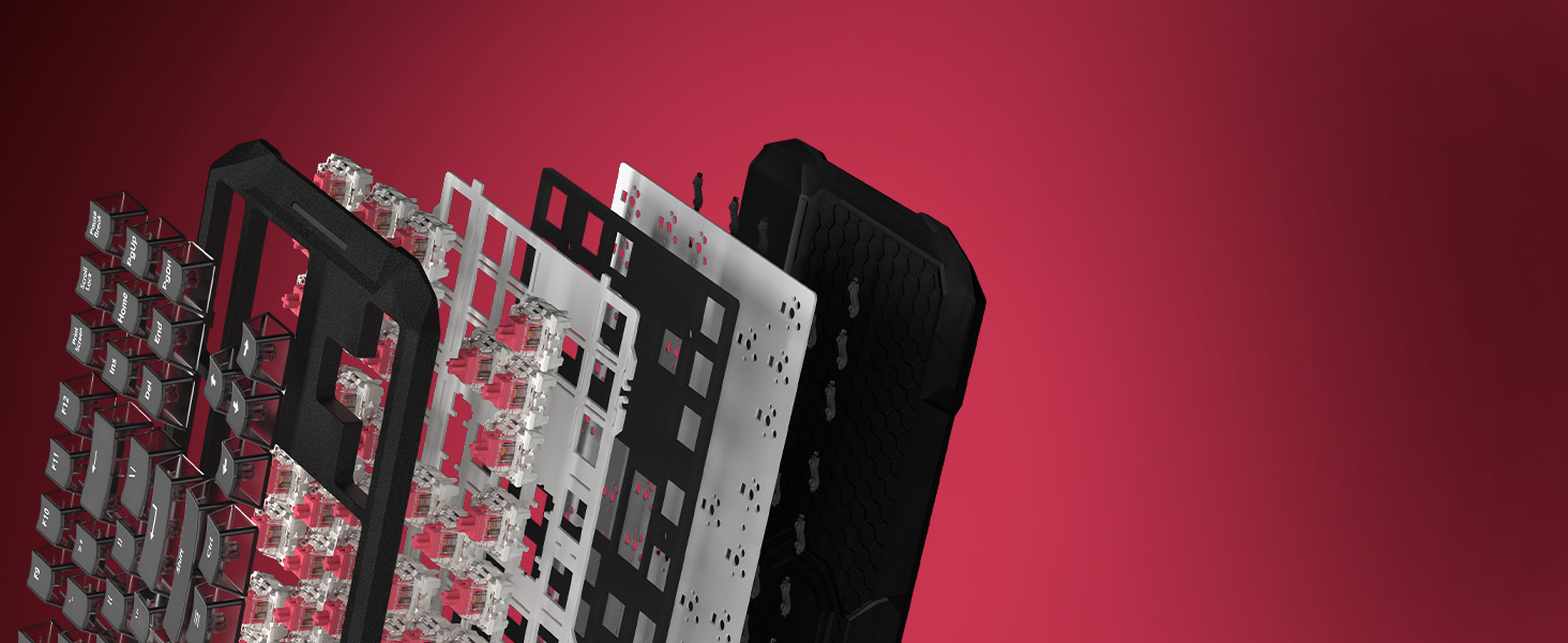 Gasket Structure Computer Keyboards