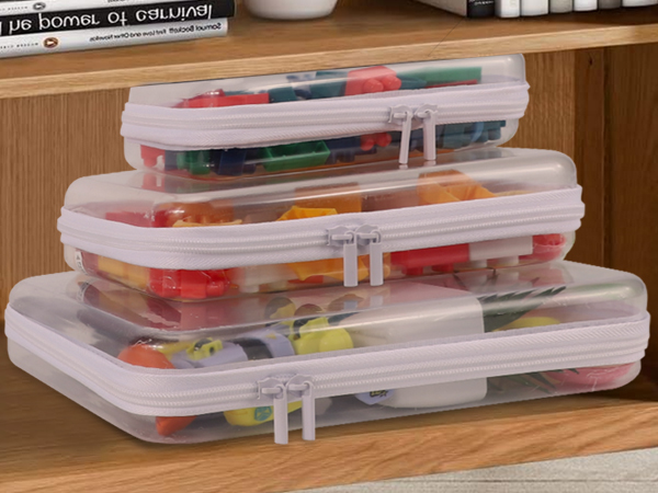 clear zipper case