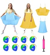 ROMANKAS Granny Pants Outdoor Game, Granny Pants Yard Game for Adults with Bouncy Balls and 1 Air...