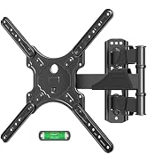 MOUNTUP Full Motion TV Wall Mount for Most 26-60 Inch TVs, Max VESA 400x400mm Wall Mount TV Brack...